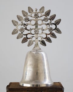 Large Antique 925 Silver  "Arbol de la Vida"  Bell