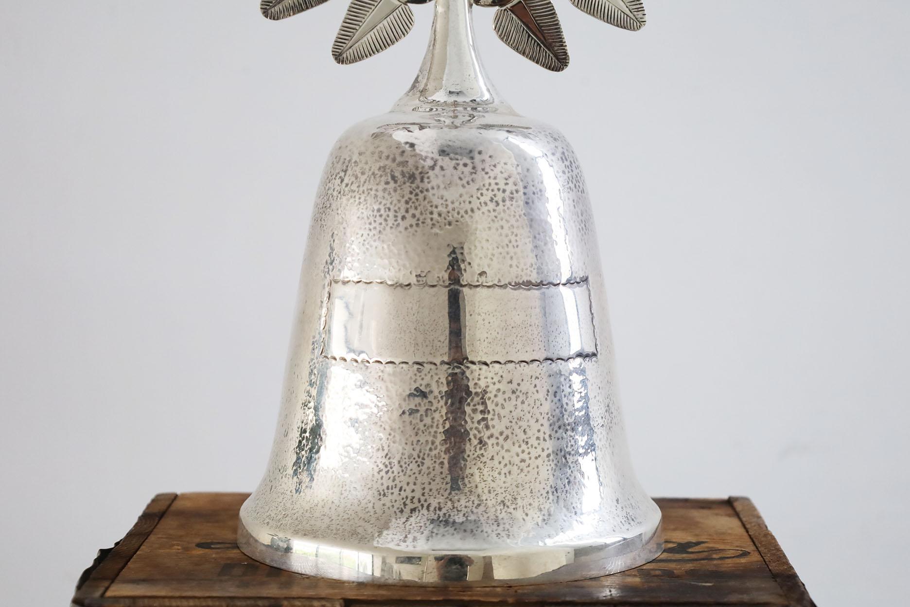 Großes antikes 925er Silber, antik  „Arbol de la Vida“  Glocke im Angebot 1