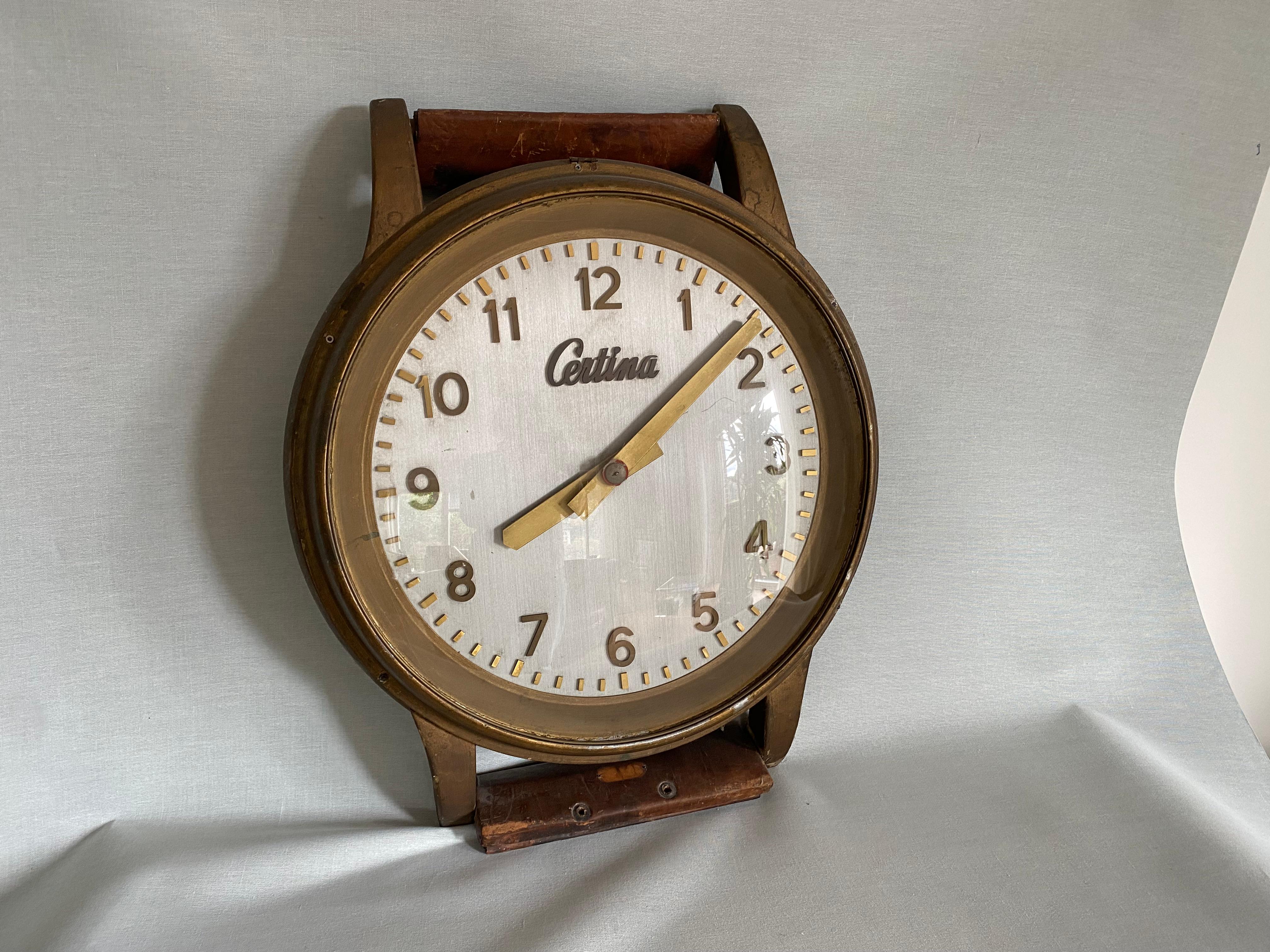 Sehr seltene und alte Werbung des Schweizer Uhrenherstellers 