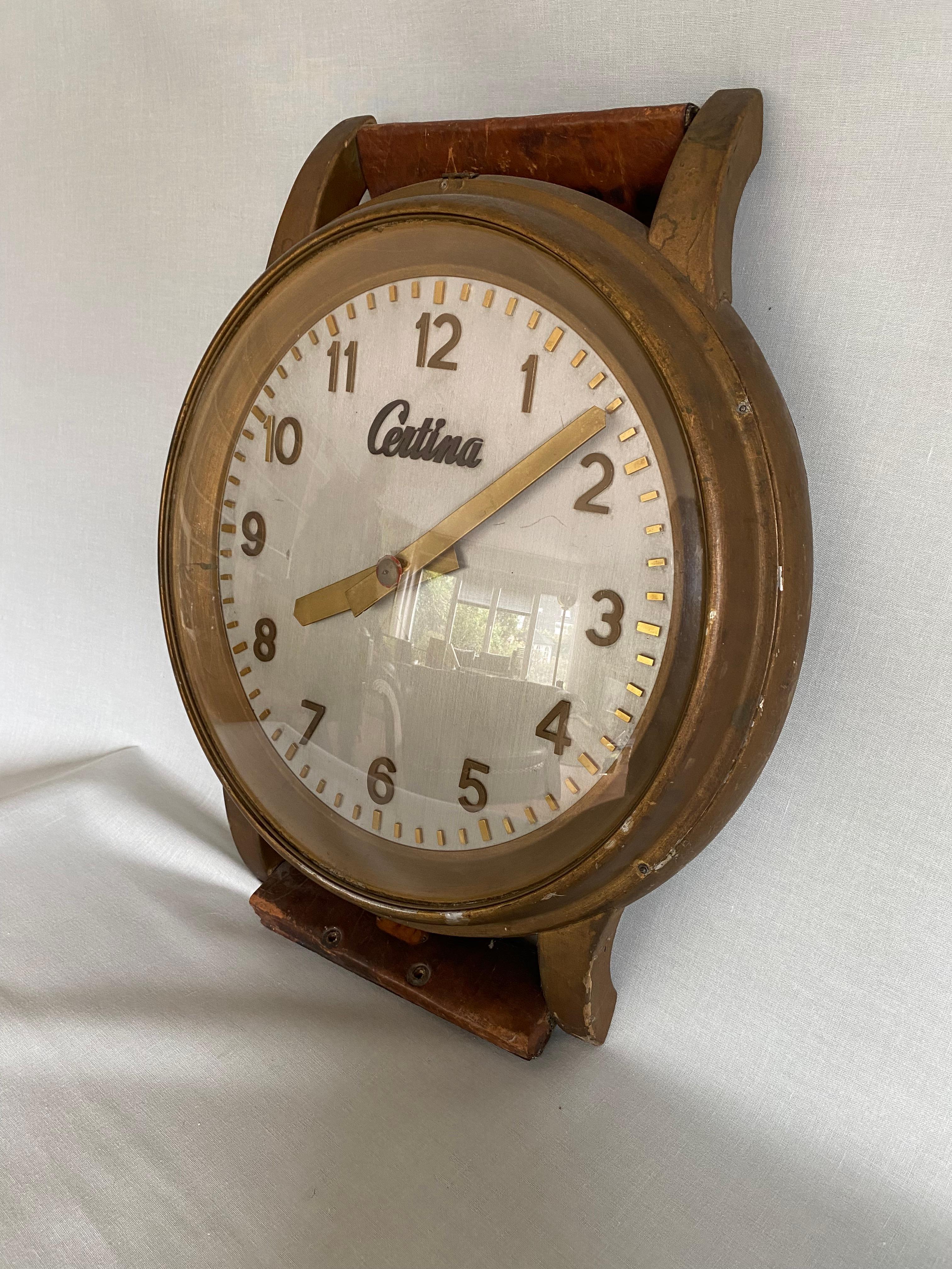 large wrist watch wall clock