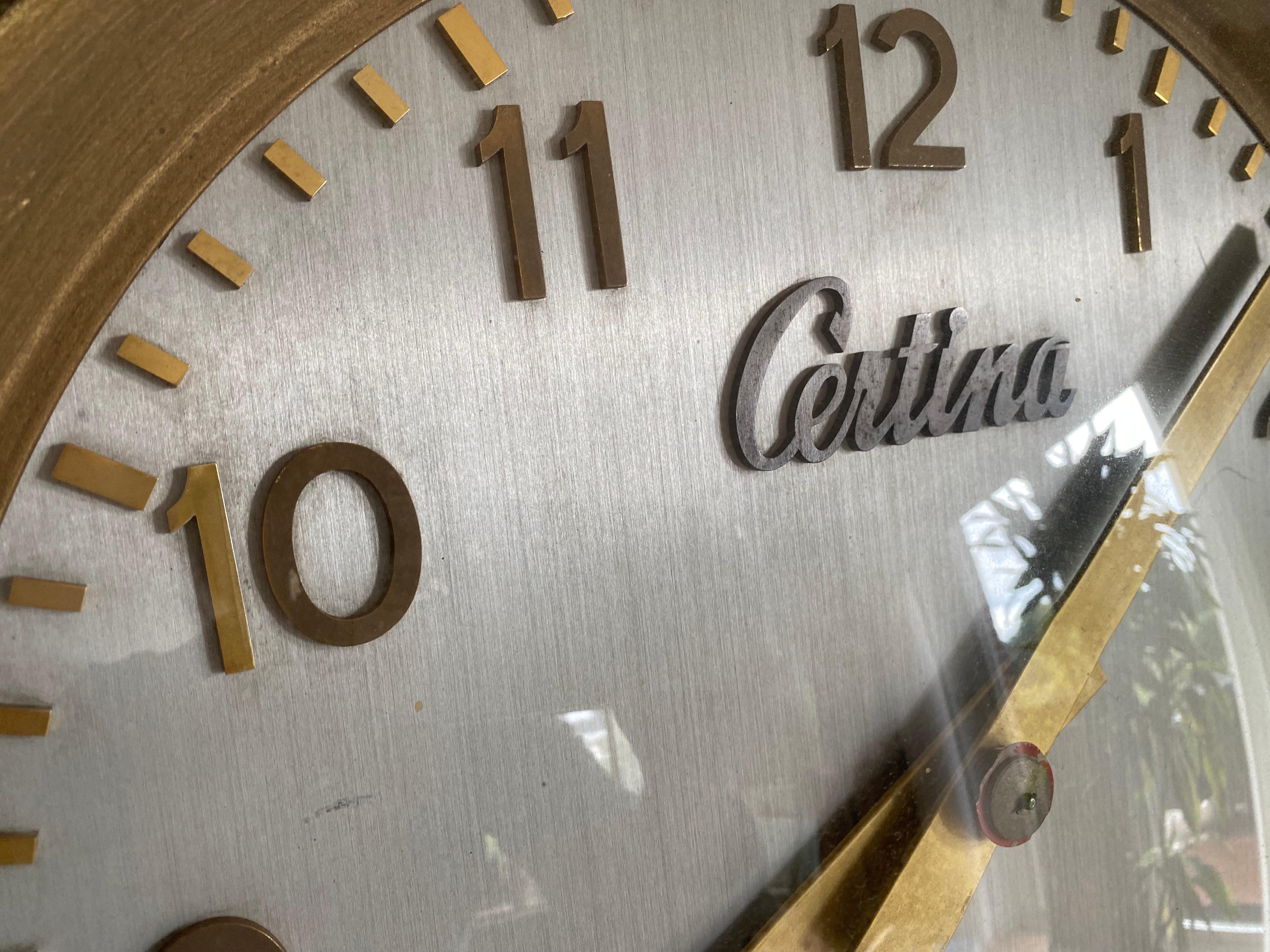 Große antike Advertisement-Armbanduhr der Schweizer Uhrmacherin „Certina“ im Zustand „Gut“ im Angebot in Hamburg, DE