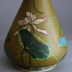 Large Antique Aesthetic Movement Christopher Dresser School Pottery Vase, 19th C