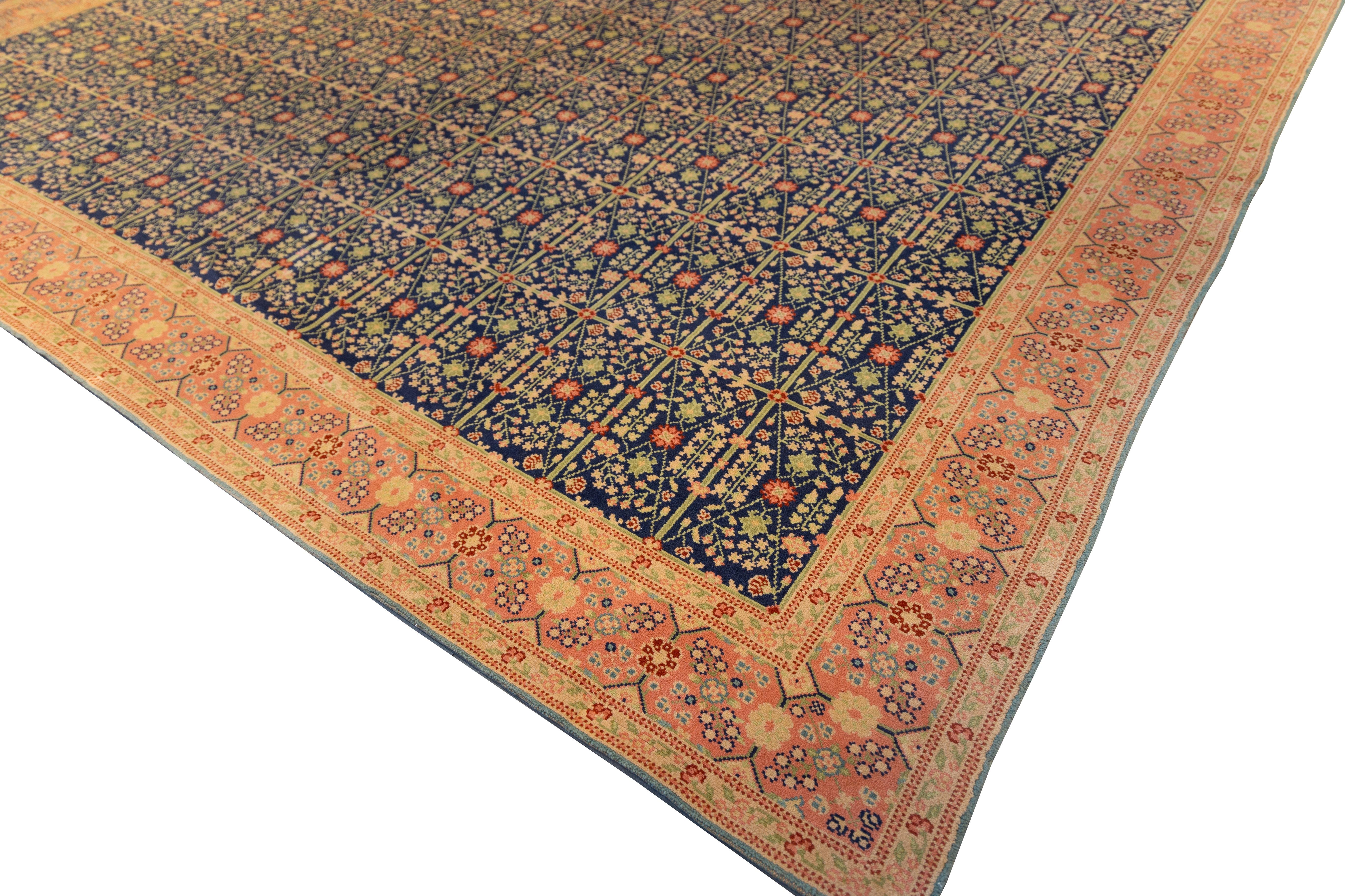 Wool Large antique all over design Spanish Rug For Sale