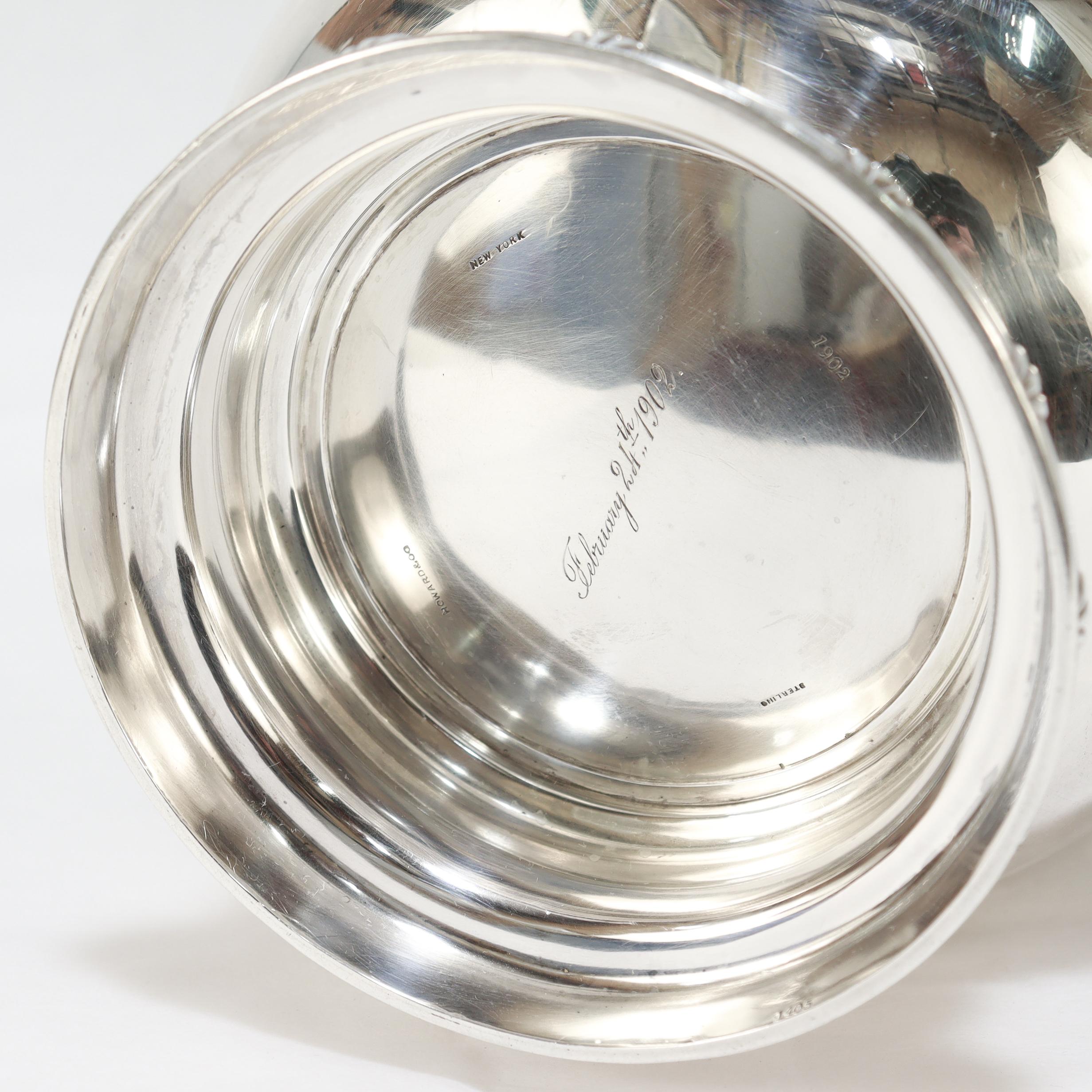 Grande tazza antica in argento Sterling Silver di Howard & Co. in vendita 9