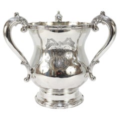 Grande tazza antica in argento Sterling Silver di Howard & Co.
