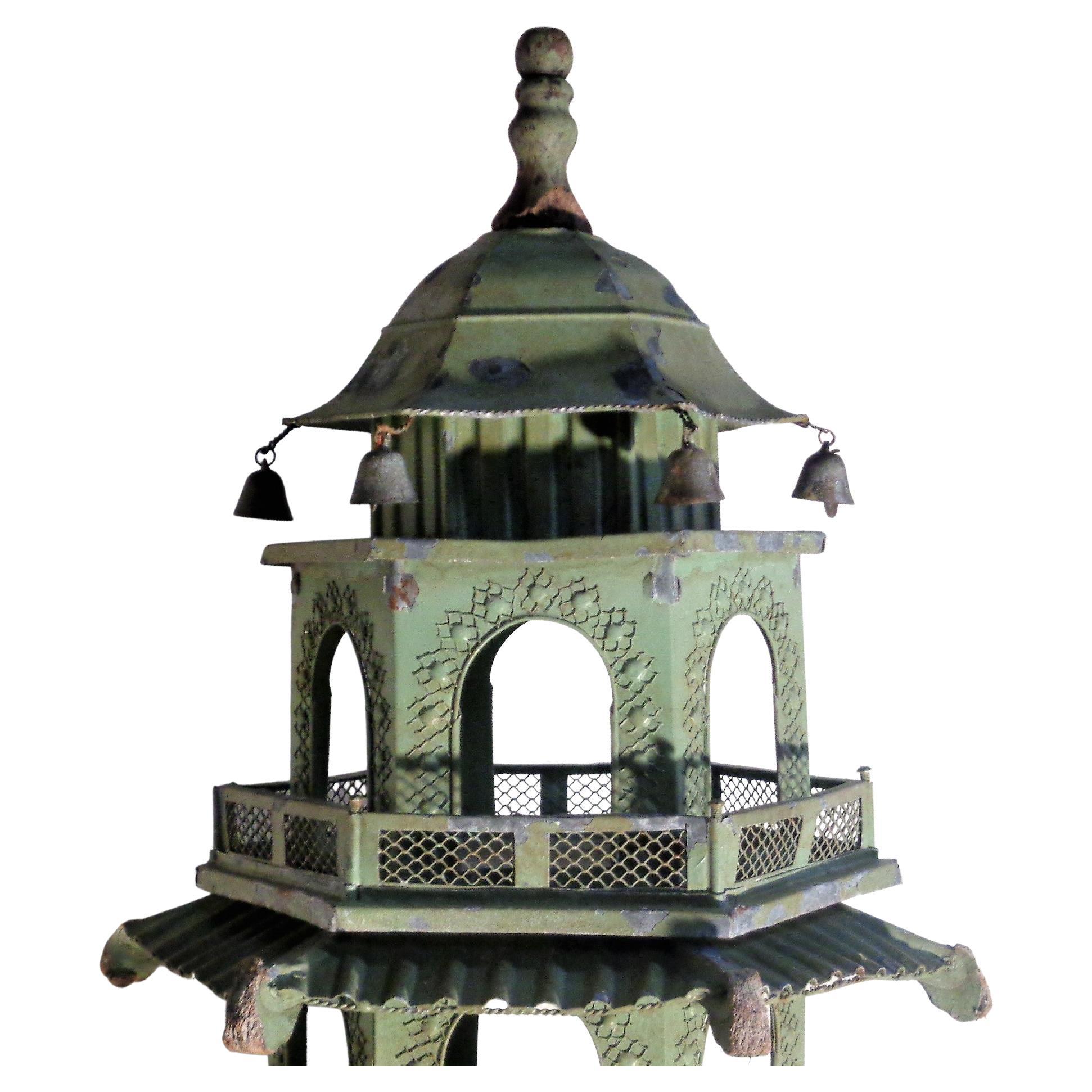 Qing Large Antique Architectural Pagoda