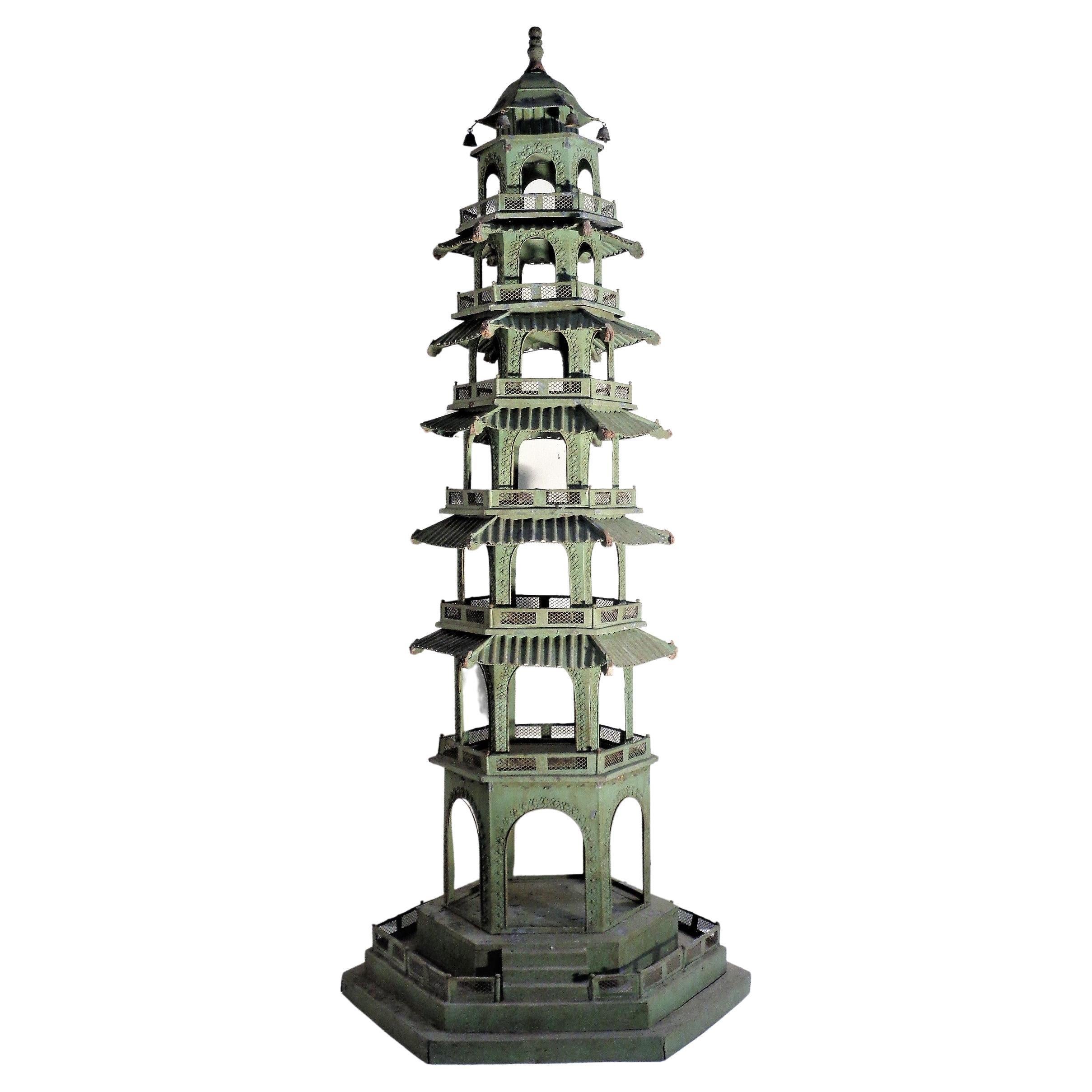 Large Antique Architectural Pagoda