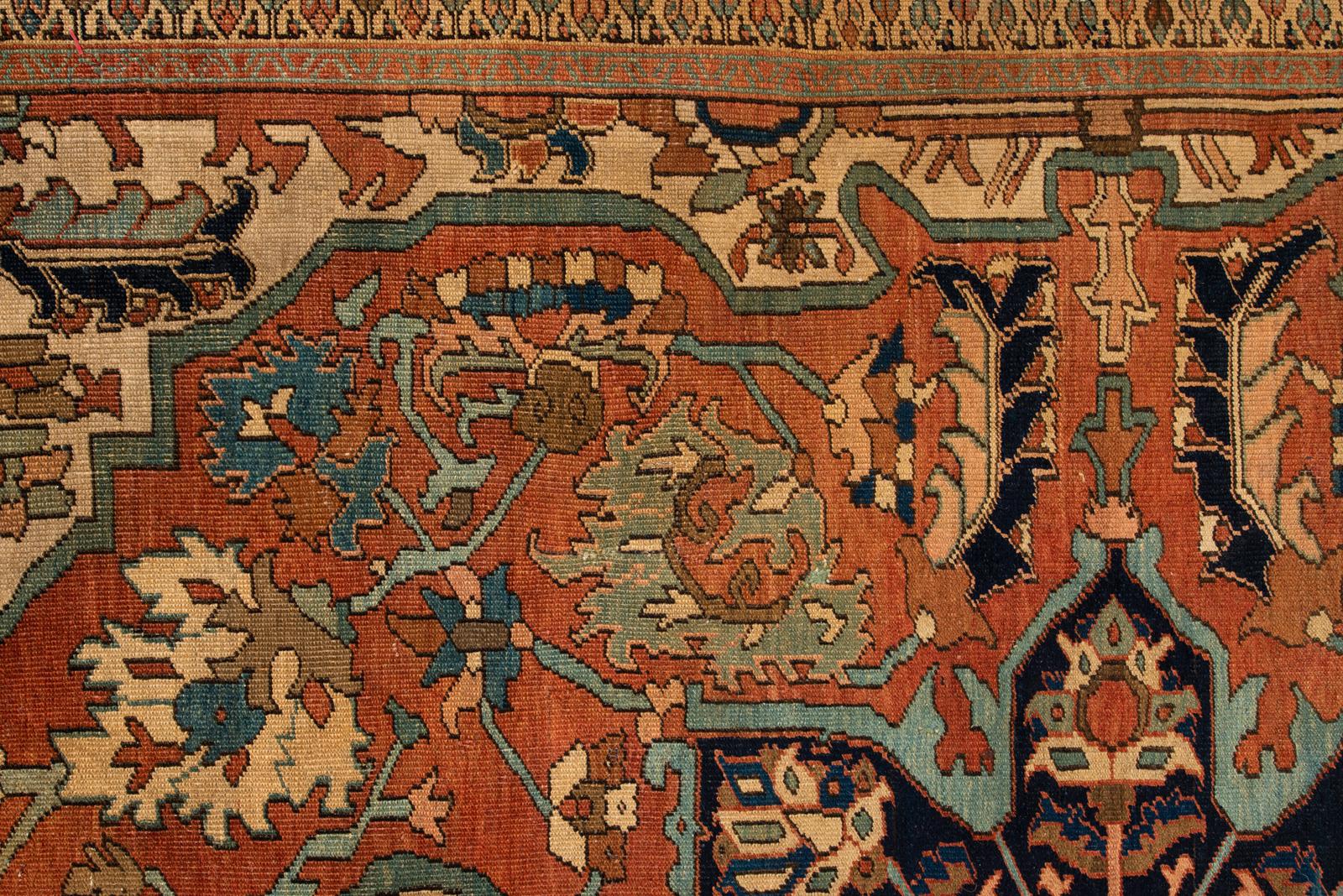 Large Antique Oriental  Carpet For Sale 2