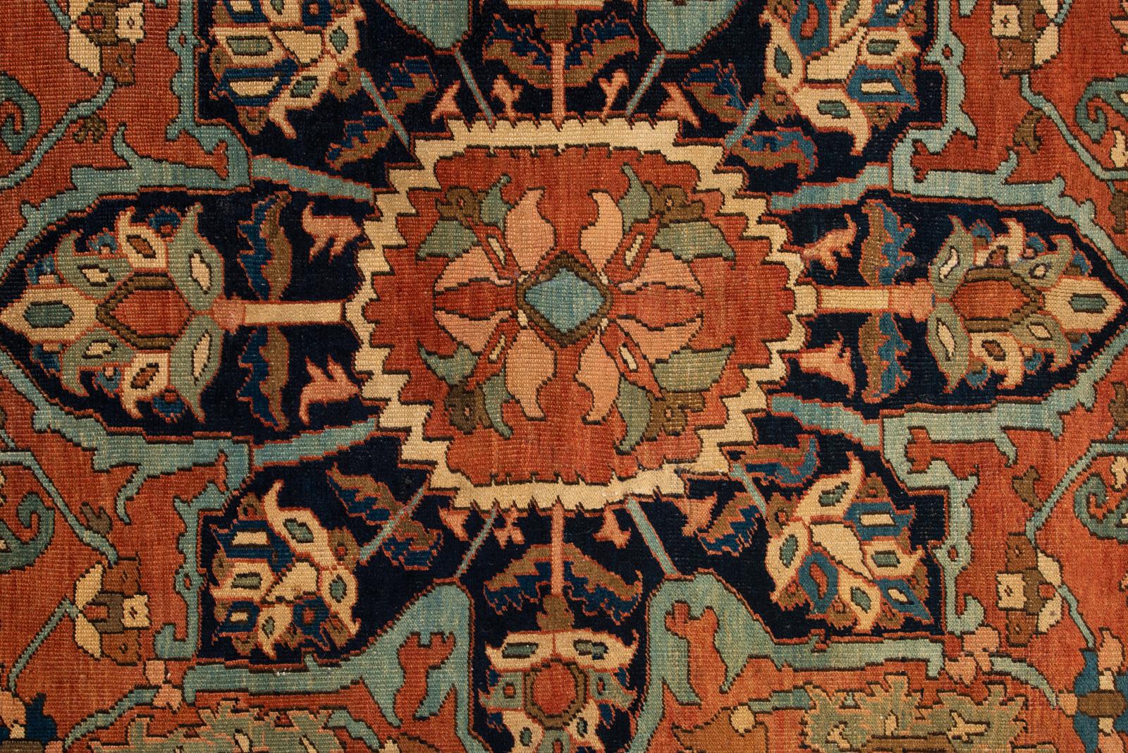 Large Antique Oriental  Carpet For Sale 3