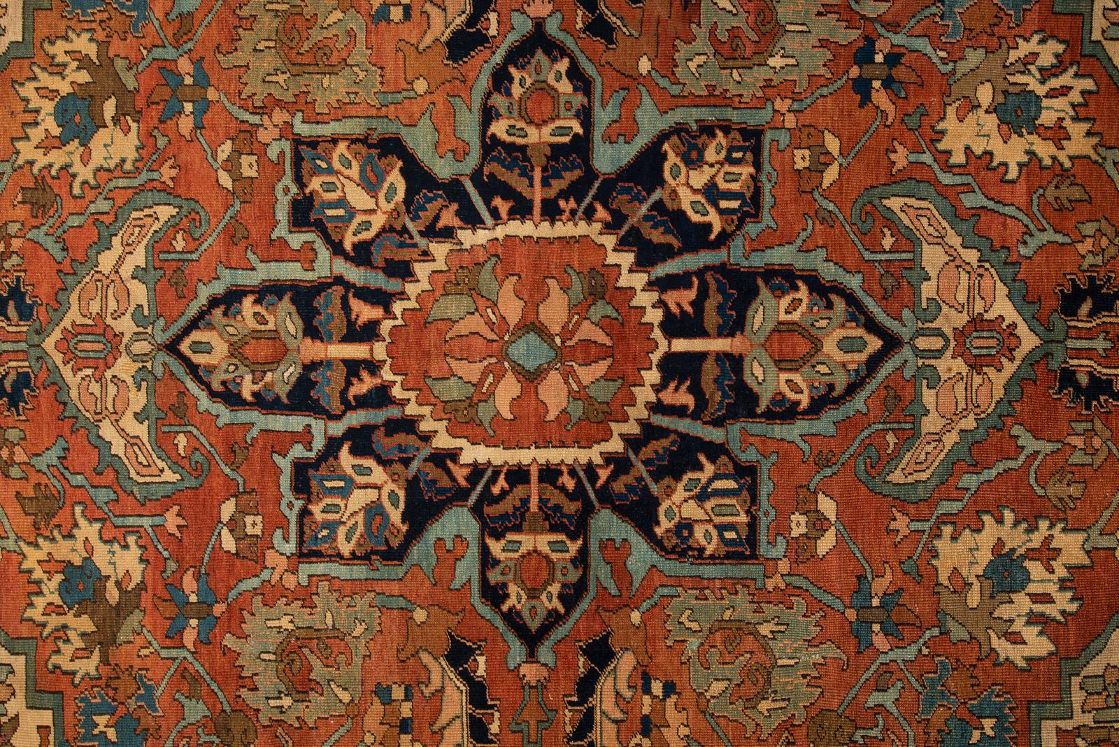Large Antique Oriental  Carpet For Sale 4