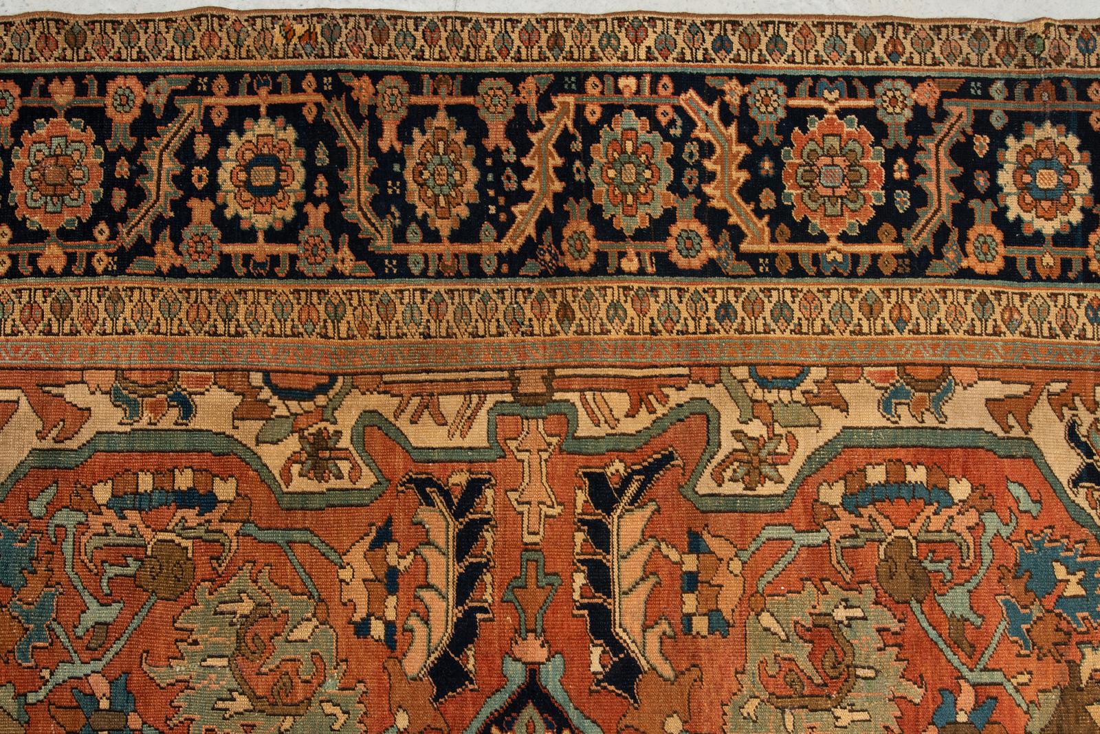 Large Antique Oriental  Carpet For Sale 5