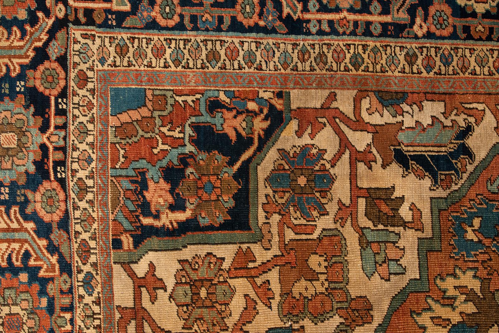 Large Antique Oriental  Carpet For Sale 8