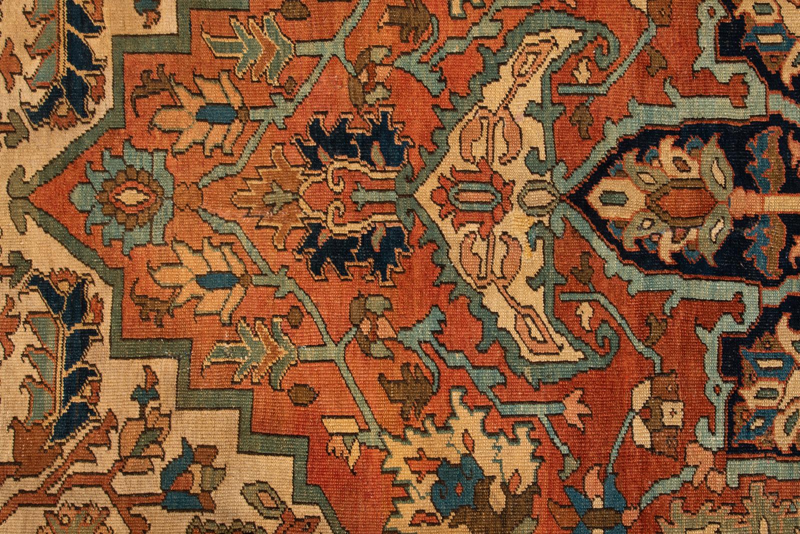 Large Antique Oriental  Carpet For Sale 9