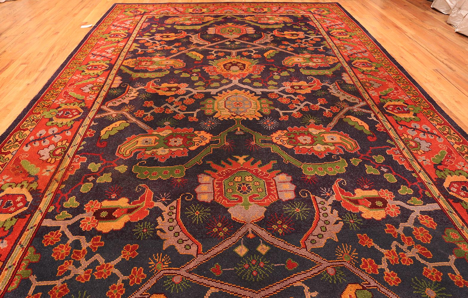 Large Antique Art & Craft Rug by Gavin Morton. Size: 11' 3