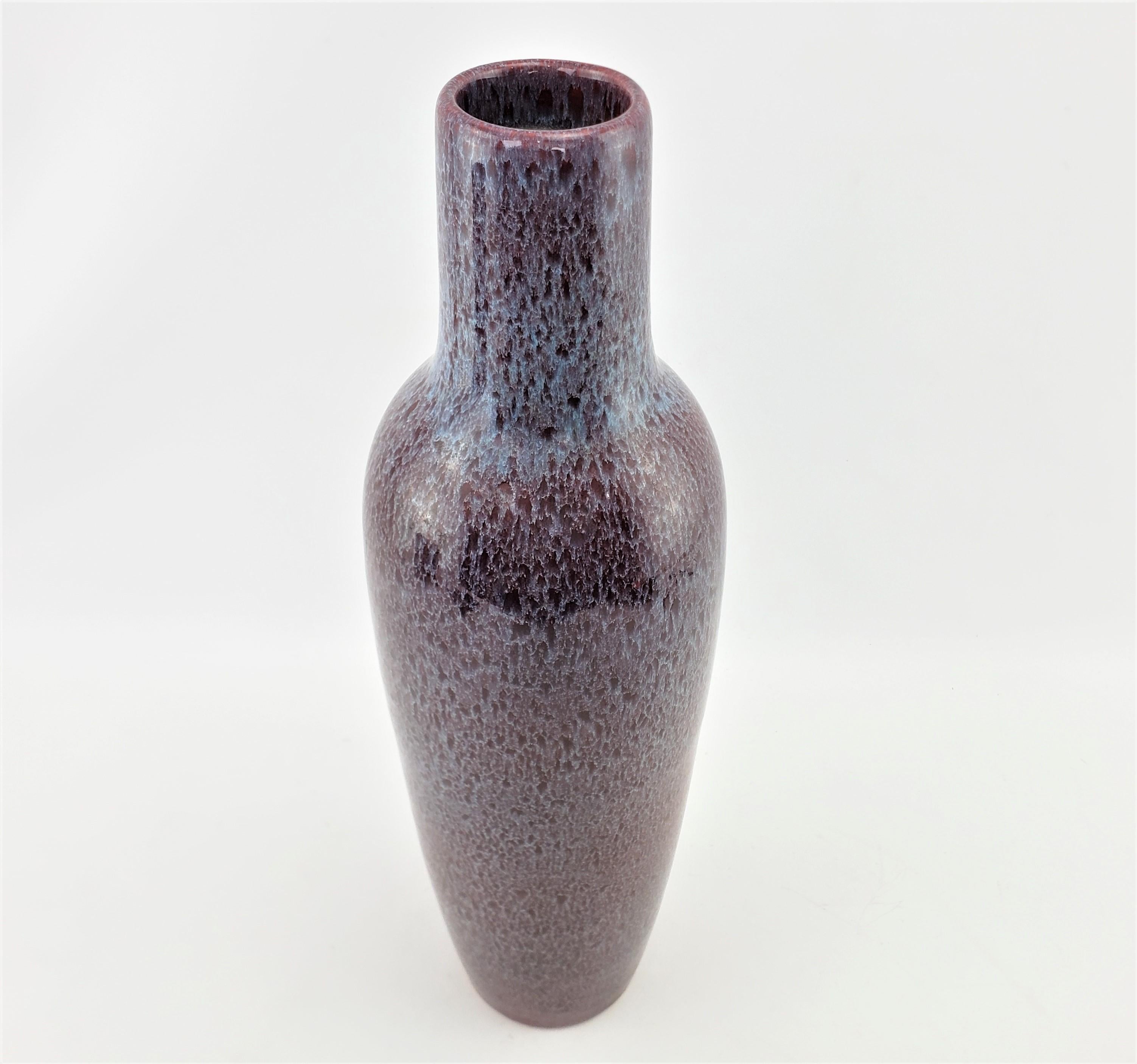 Große antike Art-Déco-Vase, Bretby, hochgebrannte Flambe, Steingut, Keramik im Angebot 4