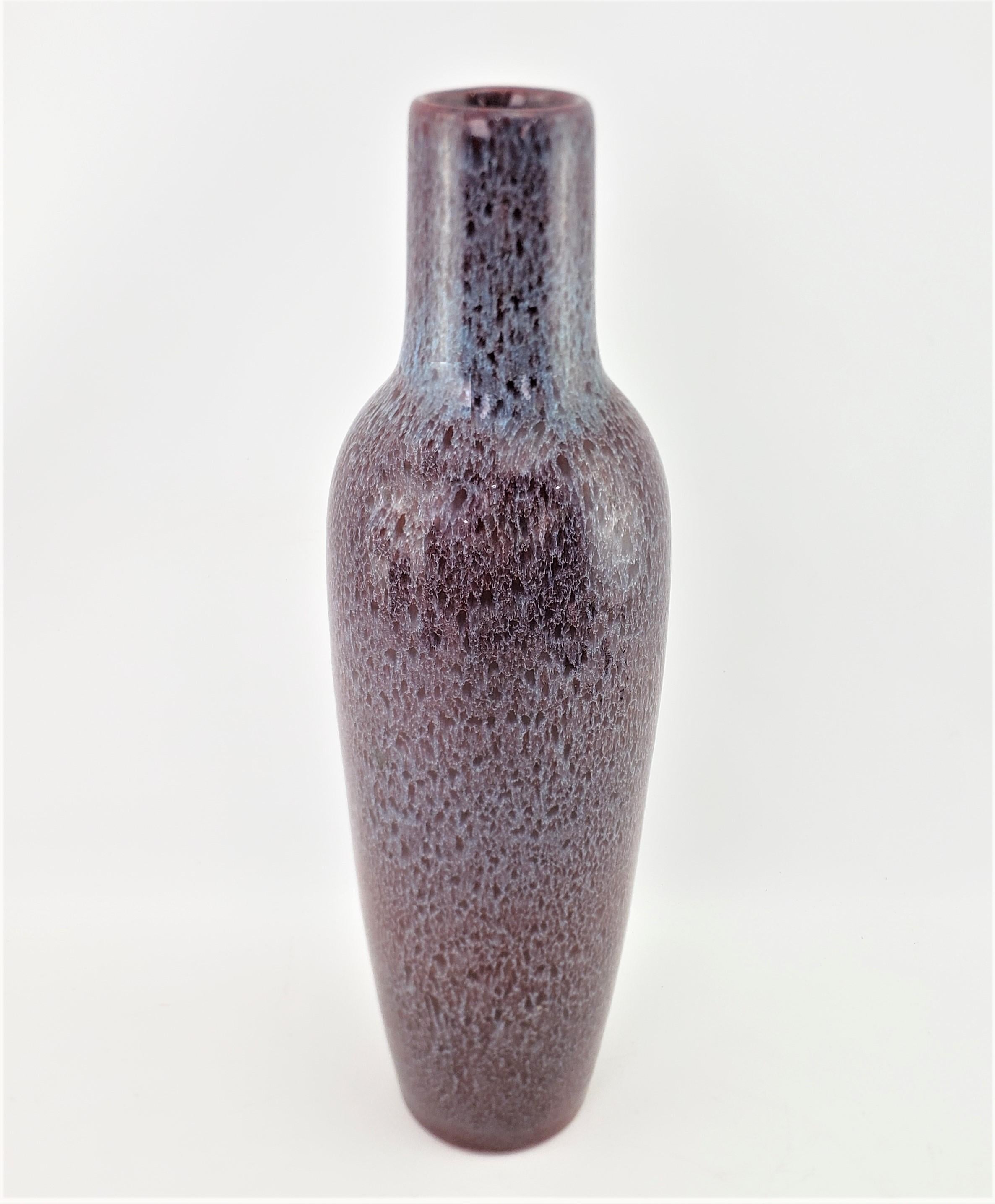 Große antike Art-Déco-Vase, Bretby, hochgebrannte Flambe, Steingut, Keramik (Art déco) im Angebot