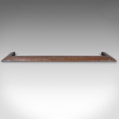 Large Antique Arts & Crafts Fire Kerb, Victorian Fireside Fender, English