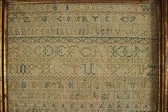 Large Antique Band Sampler, c.1725, by Mary Gatehouse