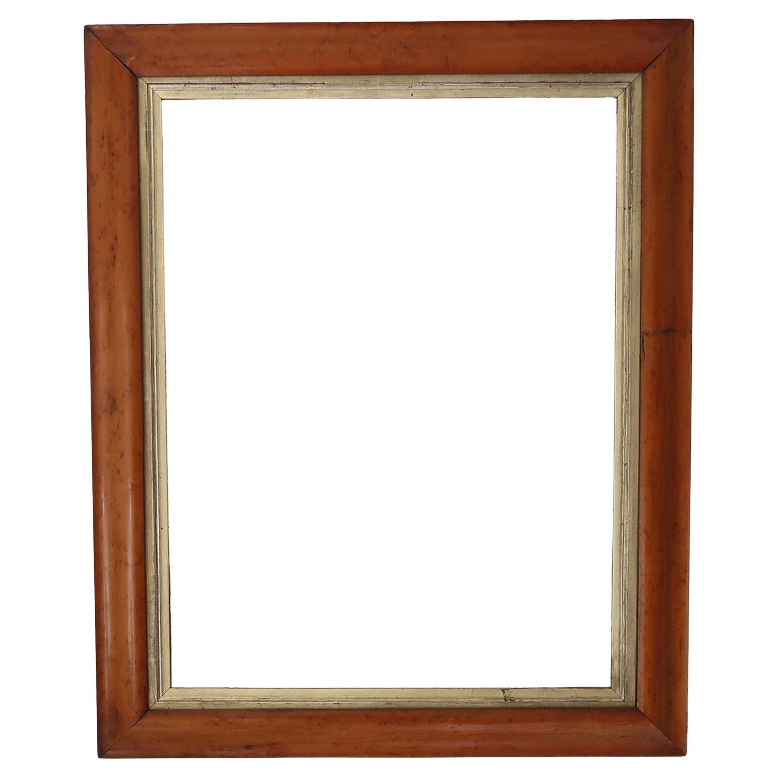 Large Antique Birds Eye Maple Picture Frame. English, 19th Century