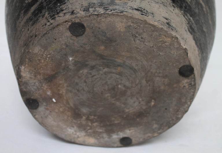 Large Antique Black Ceramic Pottery Vase at 1stDibs black antique vase, vintage black pottery