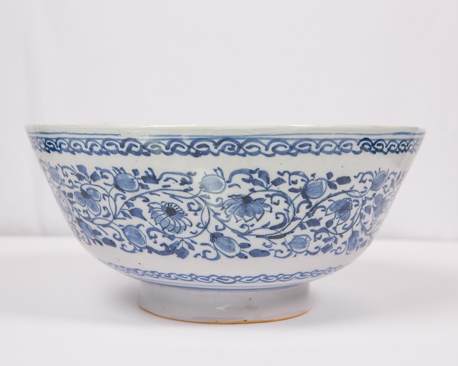 antique blue bowls