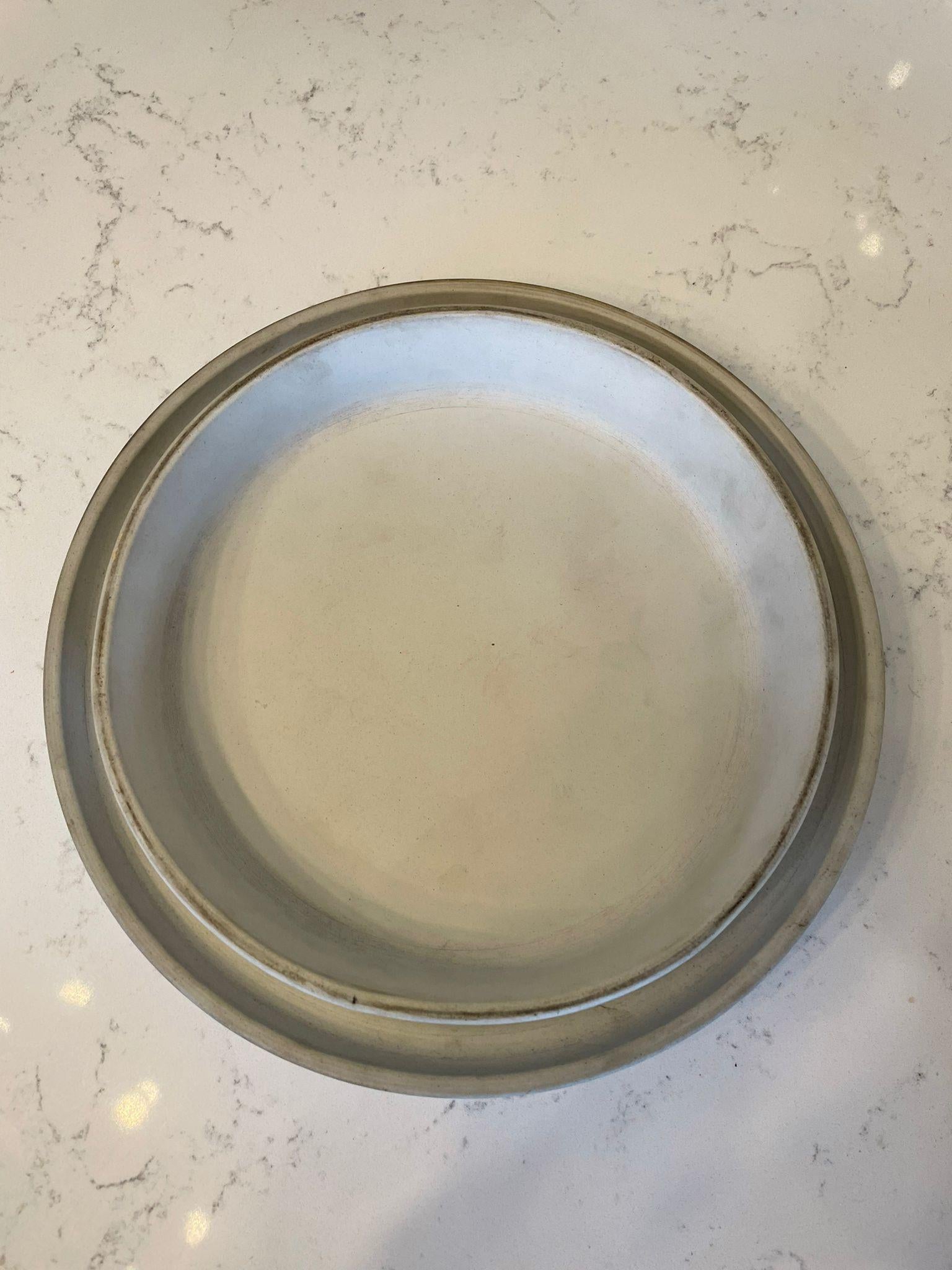 Large Antique Blue & White Wedgwood Jasperware Cheese Dish 6