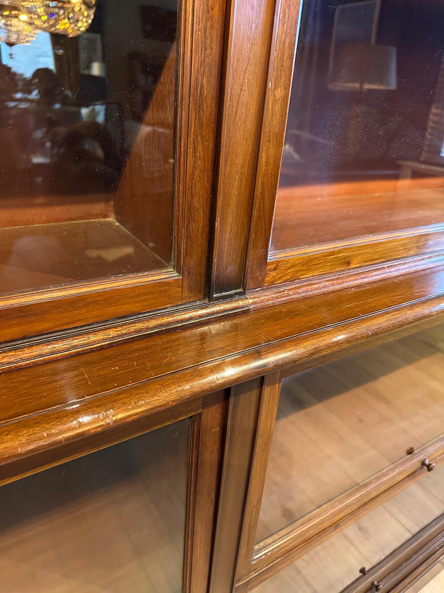 Édouardien Grande bibliothèque ancienne en vente