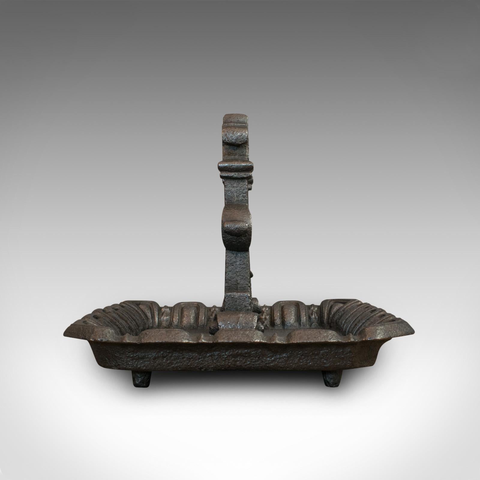 19th Century Large Antique Boot Scraper, English, Wrought Iron, Aesthetic Period, circa 1880