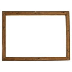 Large Antique Briar Frame with Black and Gold Profiles