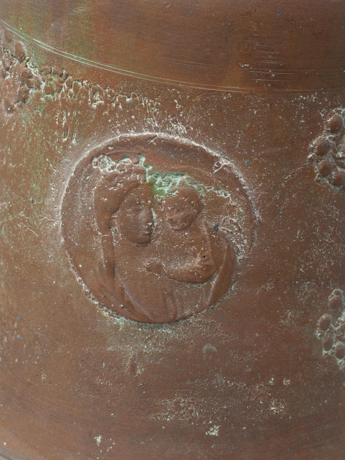 Antique Bronze Bell with Original Clapper For Sale 2