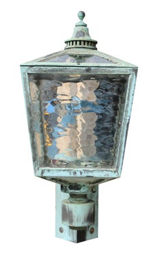 Large Antique Bronze Exterior Wall Light