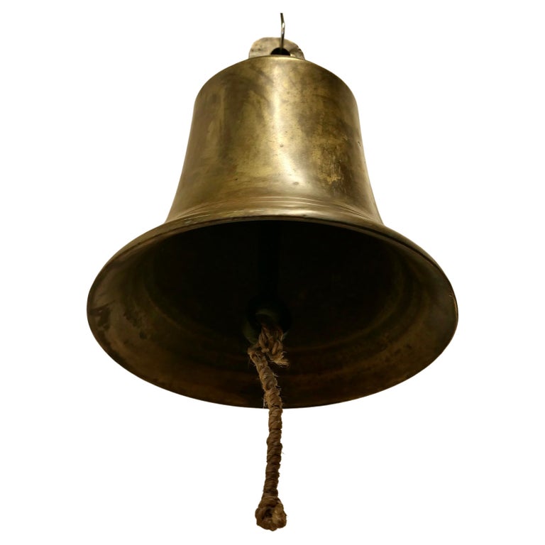 Large Antique Bronze Ships Bell For Sale at 1stDibs
