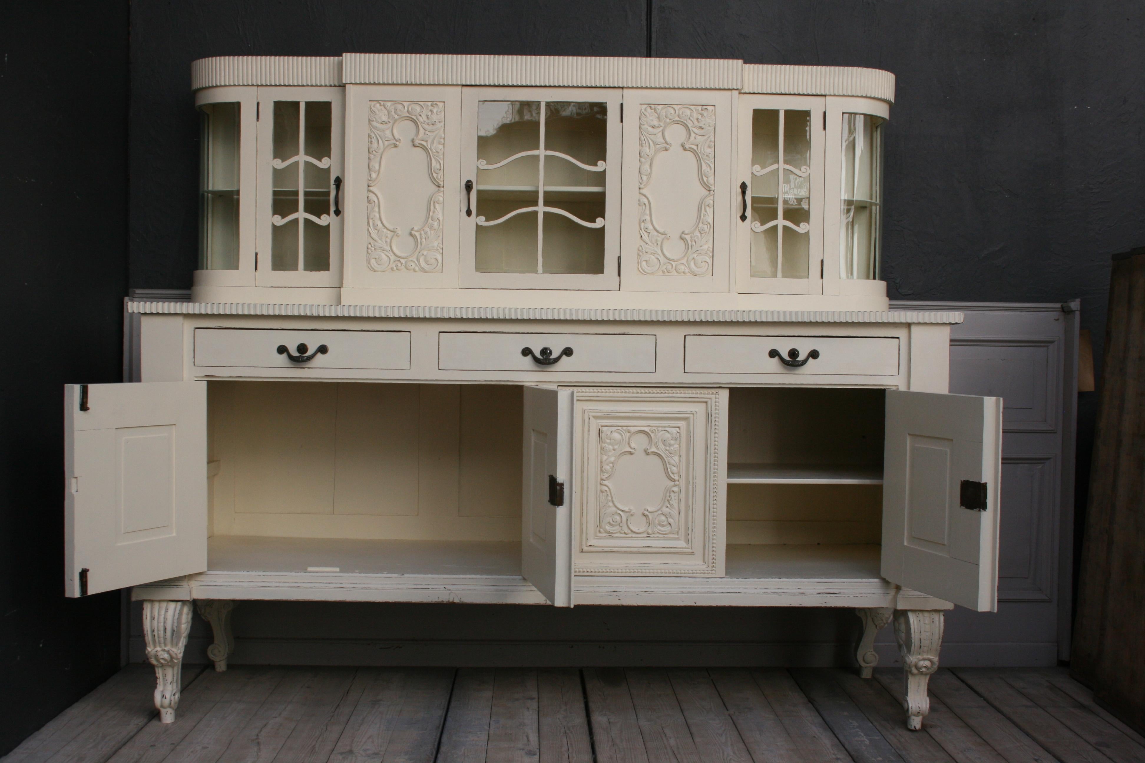 cream buffet sideboard