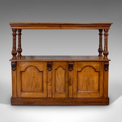 Large Antique Buffet, English, Walnut, Server, Sideboard, William IV, circa 1830