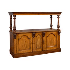 Large Antique Buffet, English, Walnut, Server, Sideboard, William IV, circa 1830