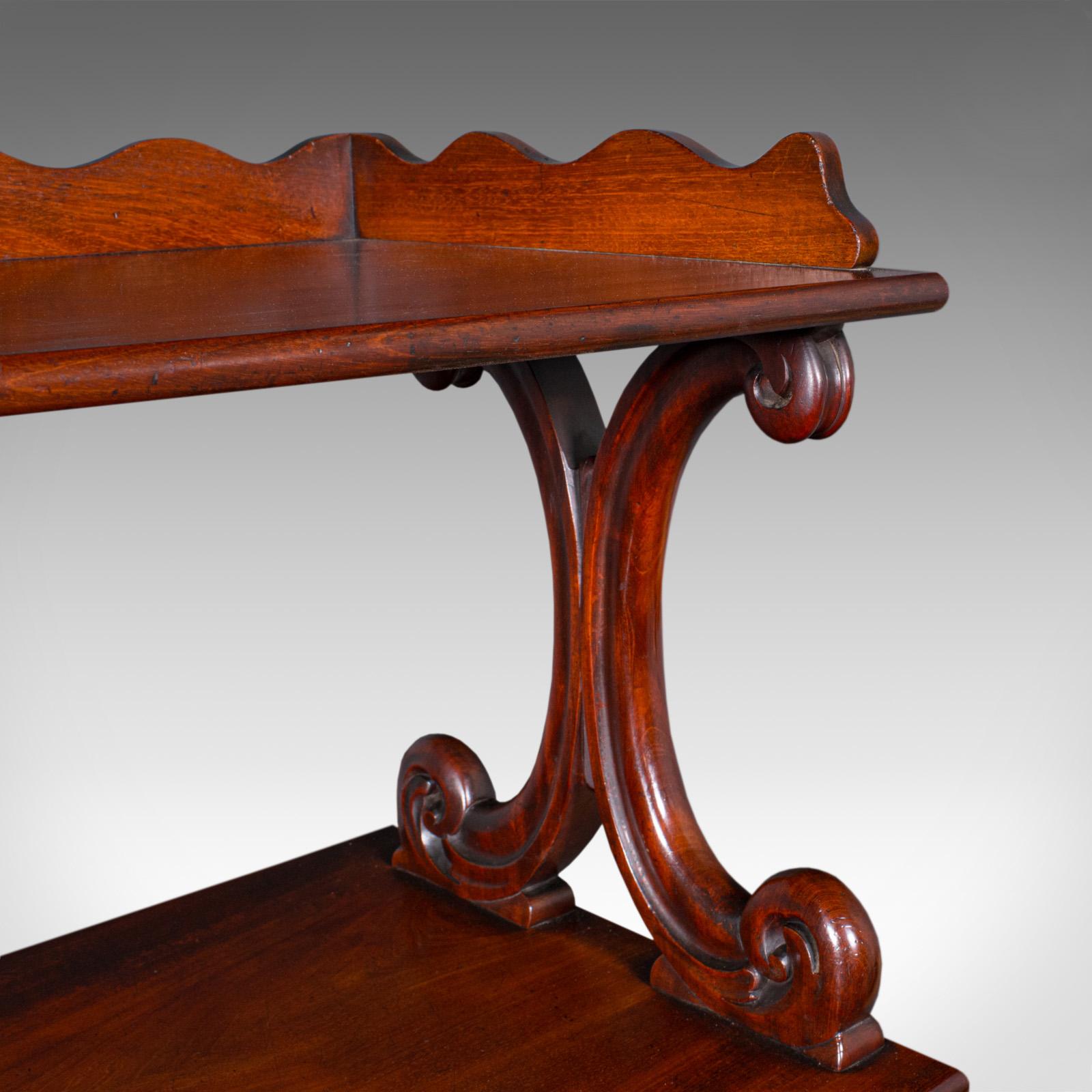 Large Antique Buffet Server, English, Side Cabinet, Display Whatnot, Victorian For Sale 2