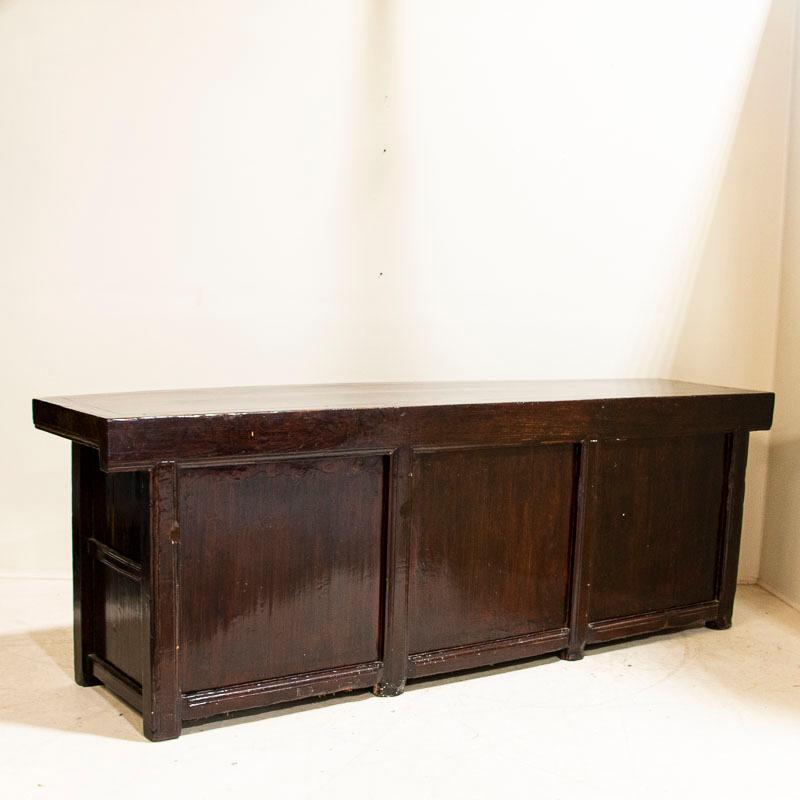 Chinese Large Antique Buffet Sideboard Console Free Standing Island Counter from China