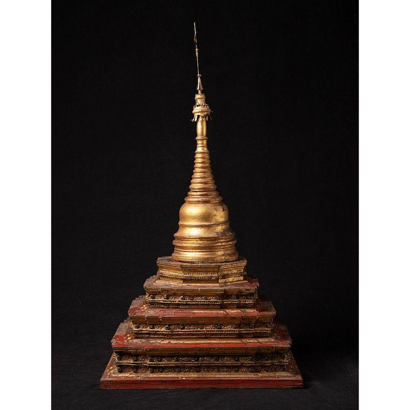 Large Antique Burmese Stupa from Burma For Sale 7