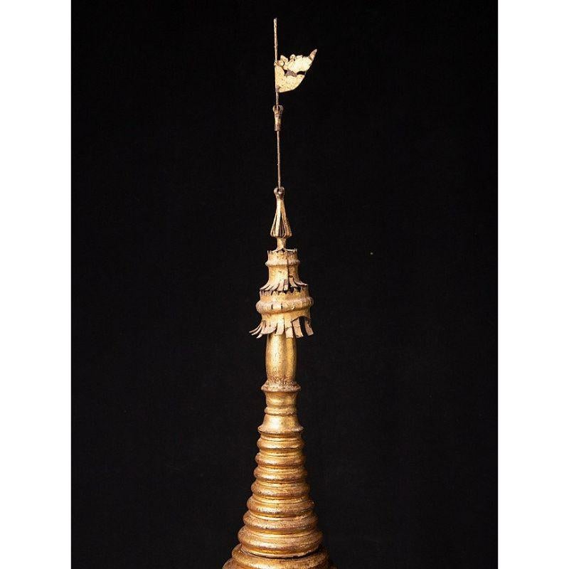 Large Antique Burmese Stupa from Burma For Sale 3