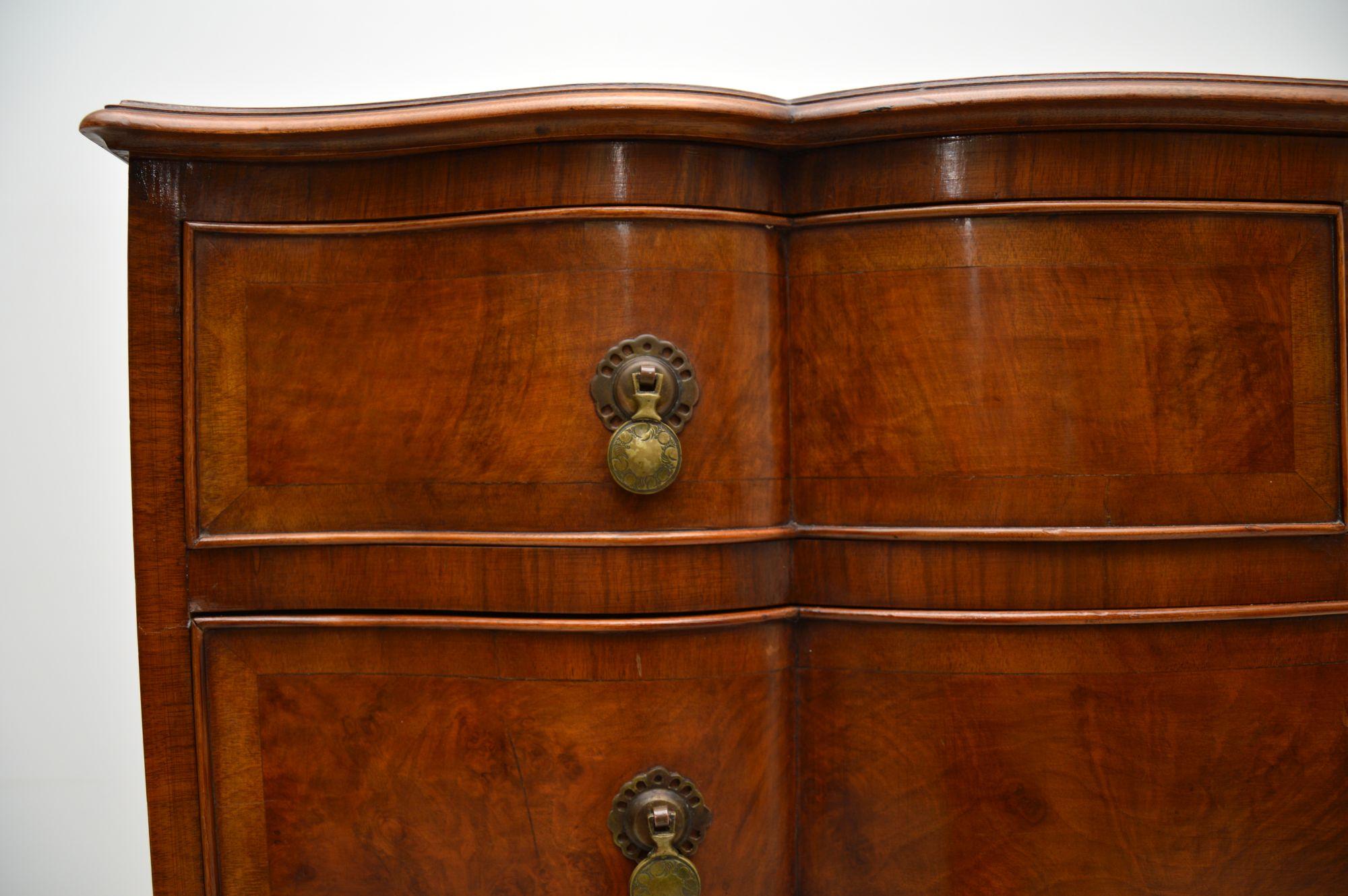 Large Antique Burr Walnut Chest of Drawers 5