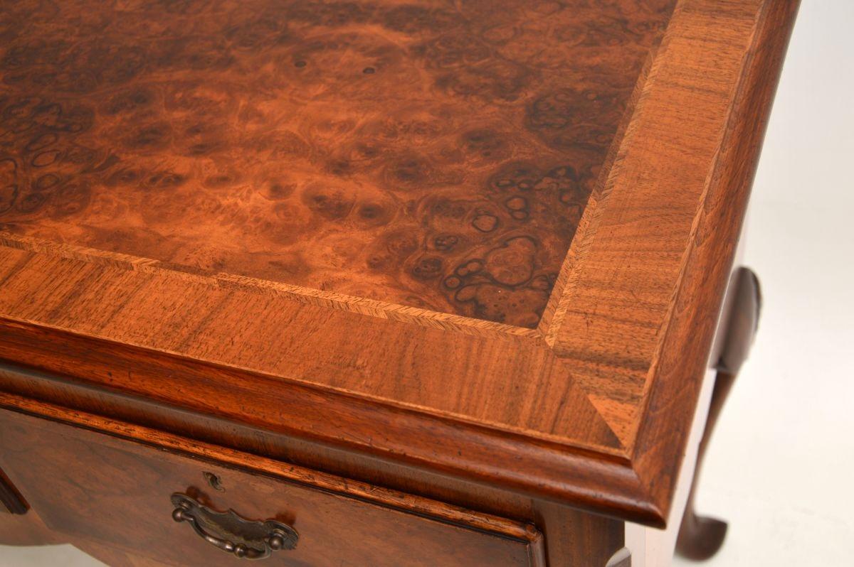 Large Antique Burr Walnut Console Table 3