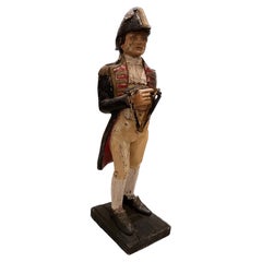 Grande figurine de capitaine ancienne