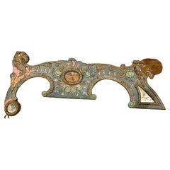 Gran elemento de carrusel antiguo, circa 1890