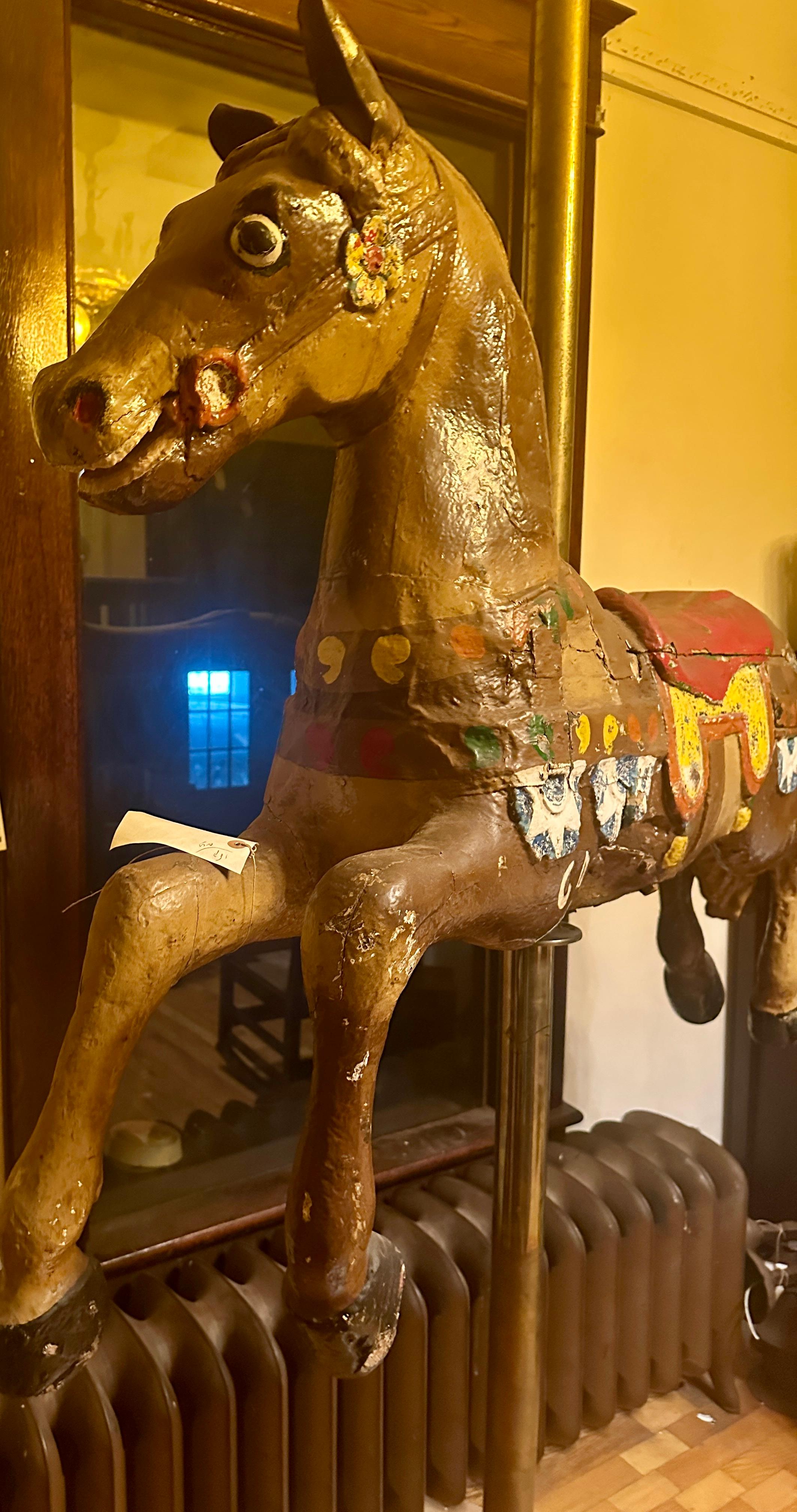 Large Antique Carousel Horse 
