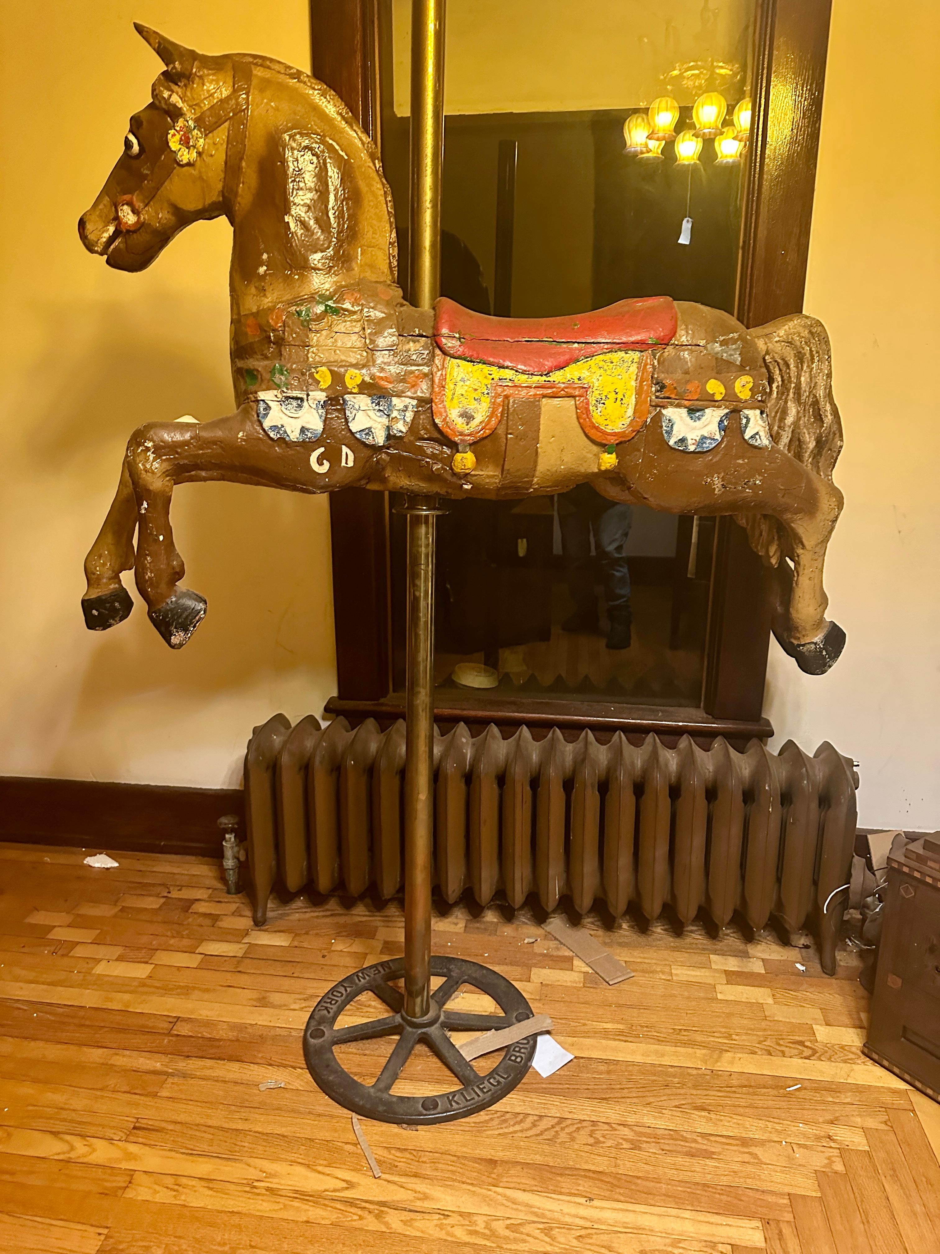 20th Century Large Antique Carousel Horse 