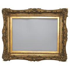 Large Antique Carved Gilt Wood Frame C1900