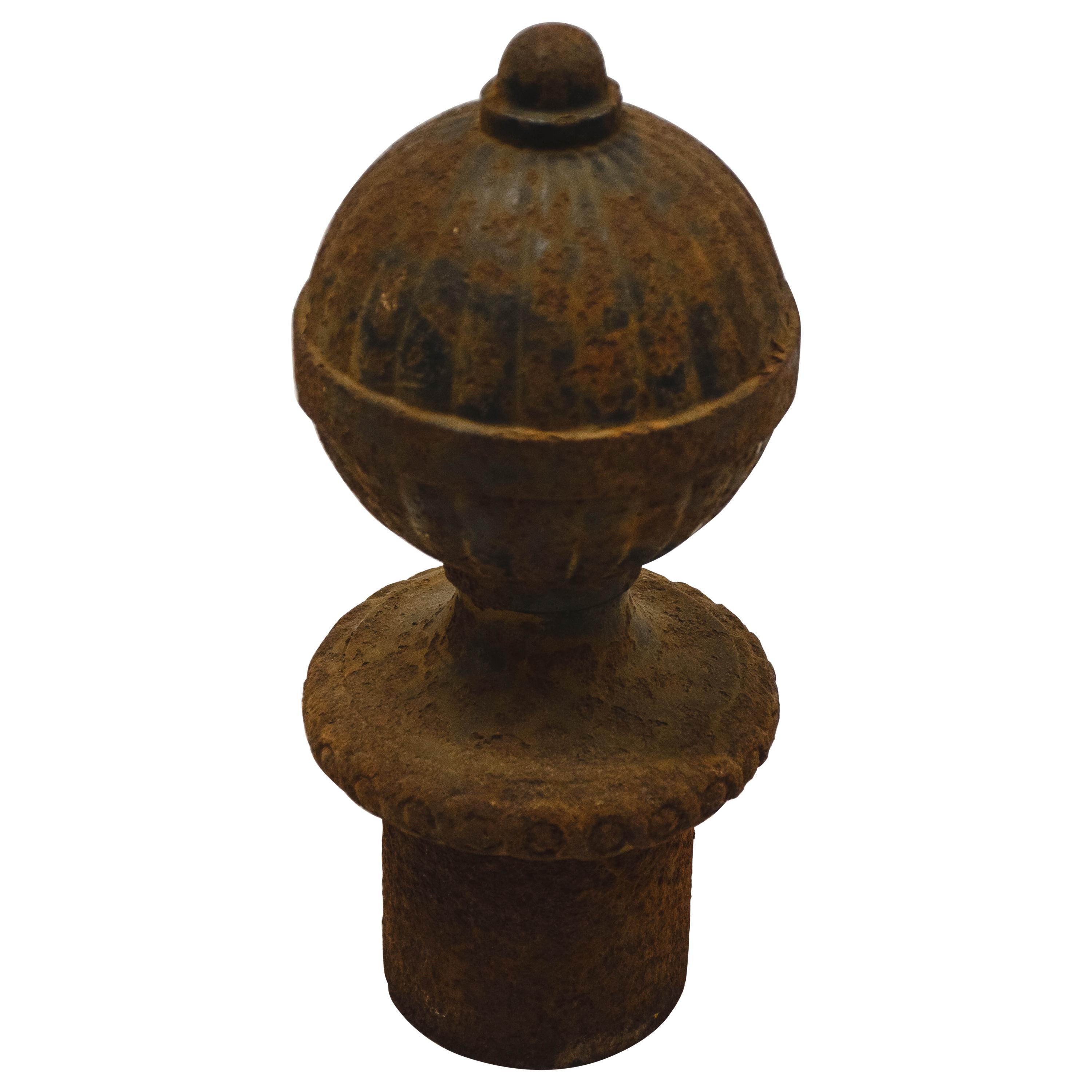 Antique Otis Birdcage Elevator with Original Hardware, Finials and