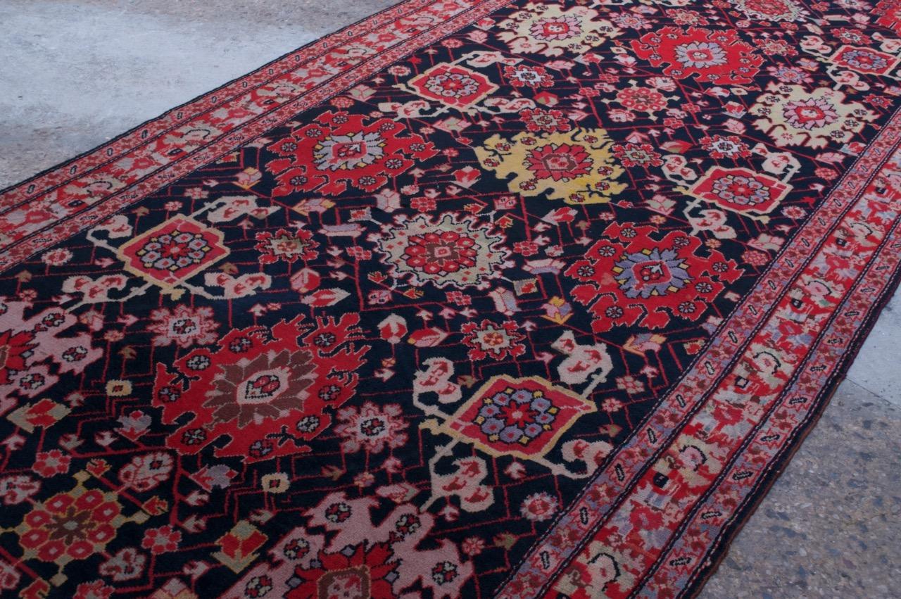 Large Antique Caucasian Karabagh Carpet / Runner In Good Condition For Sale In Brooklyn, NY