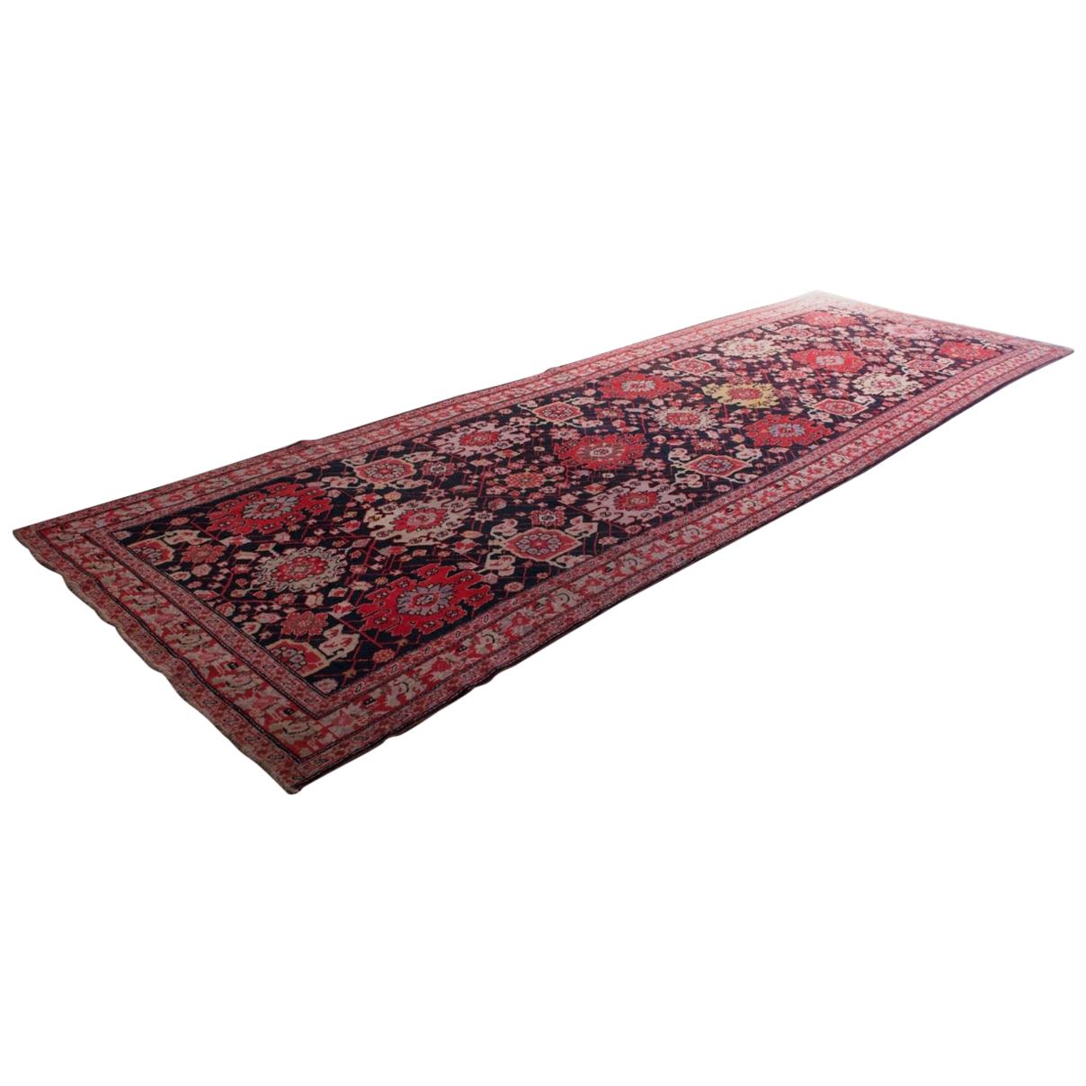 Large Antique Caucasian Karabagh Carpet / Runner For Sale