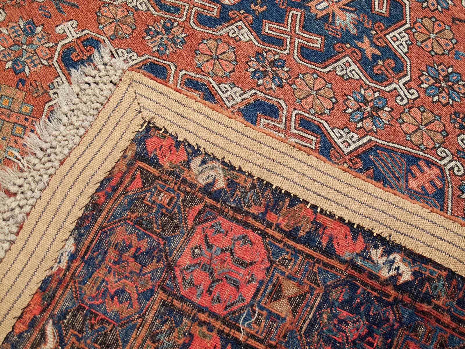 Großer antiker kaukasischer „Sumak“-Teppich (DK-125-4) im Angebot 2